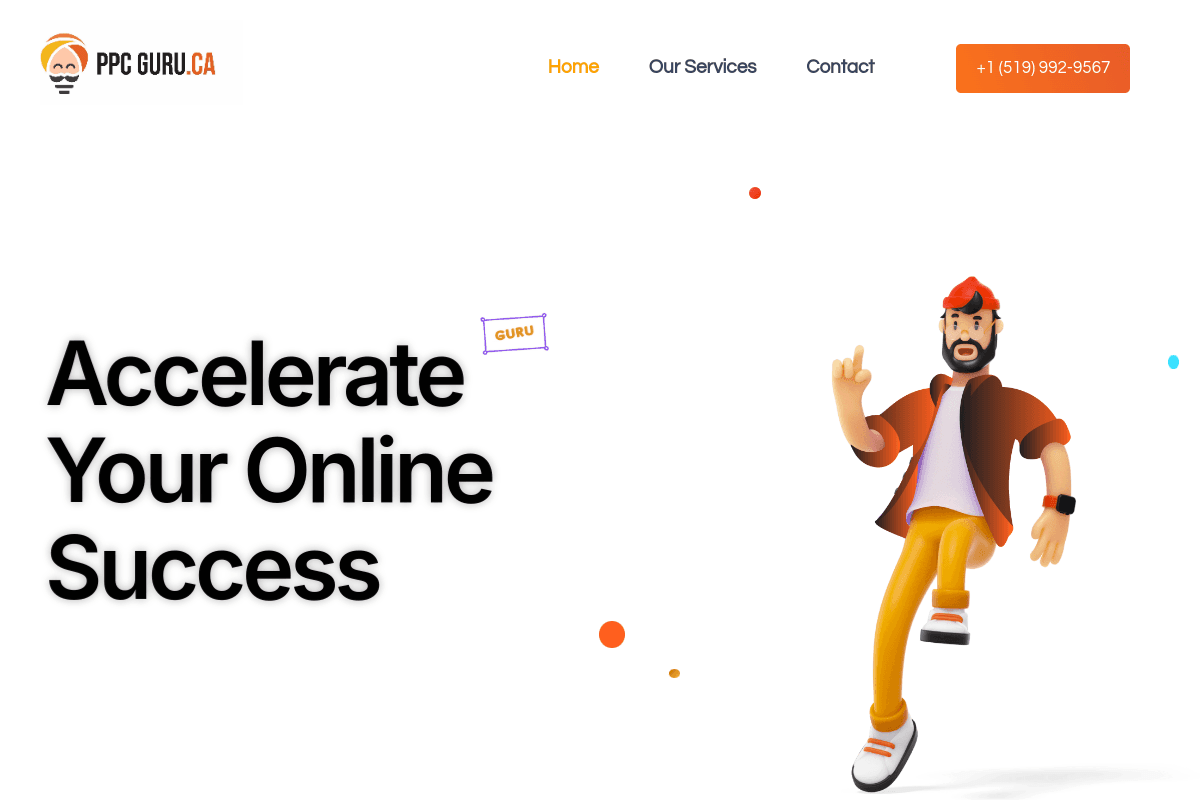 PPC Guru website screenshot